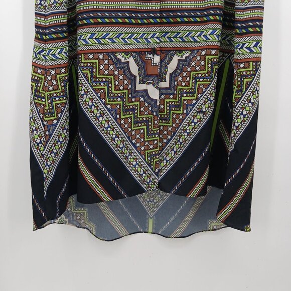Hale Bob Geometric Print Maxi Dress Size Small Multicolor - Picture 6 of 14